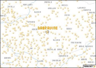 map of Dabravine