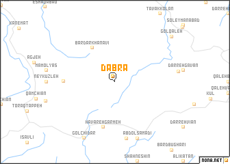 map of Dabrā