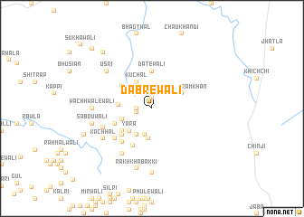 map of Dābrewāli