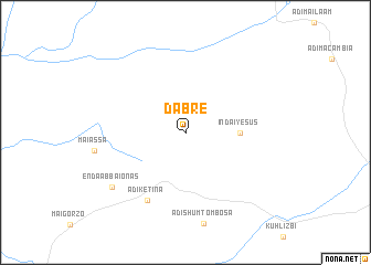 map of Dabre