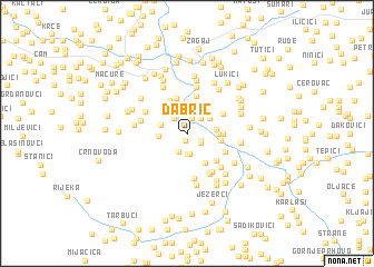 map of Dabrić