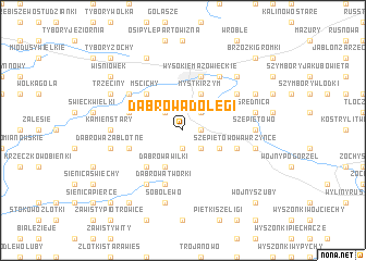 map of Dąbrowa Dołęgi