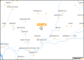 map of Da Bru