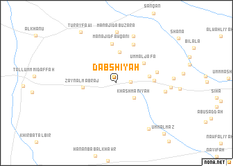 map of Dabshīyah