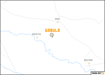 map of Dabula