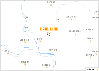 map of Dabuling