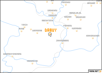 map of Dabūy