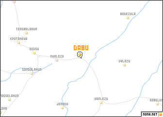 map of Dabu