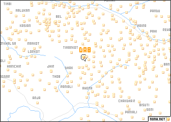 map of Dab