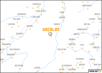 map of Dacalan