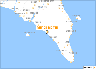 map of Dacaldacal