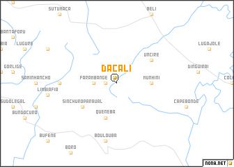 map of Dácàli