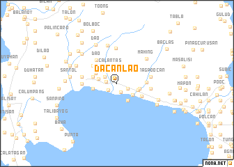 map of Dacanlao