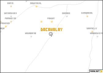 map of Dacawalay