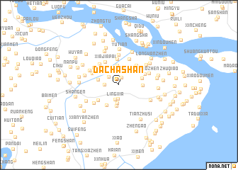 map of Dachashan