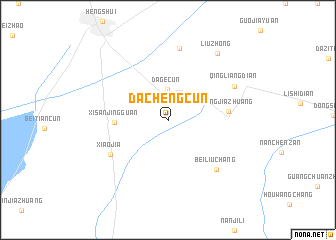 map of Dachengcun