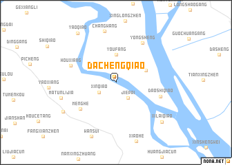 map of Dachengqiao