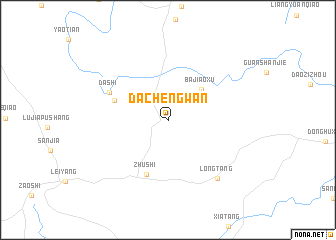 map of Dachengwan