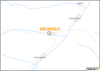 map of Dachengzi