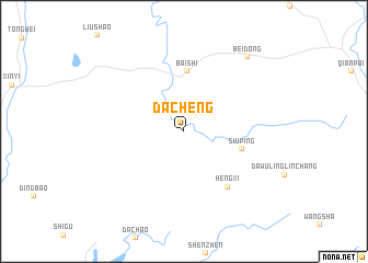 map of Dacheng