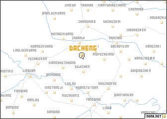 map of Dacheng