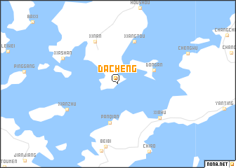 map of Dacheng