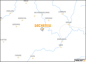 map of Dachenxu