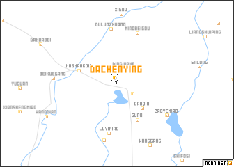 map of Dachenying