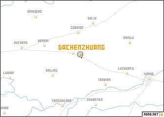 map of Dachenzhuang