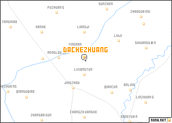 map of Dachezhuang