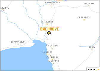 map of Dachnoye