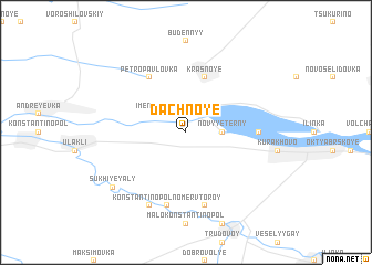 map of Dachnoye