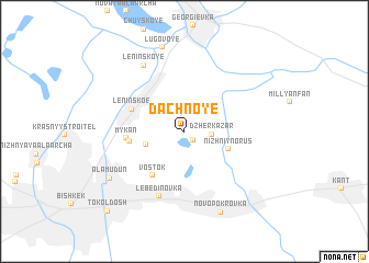 map of Dachnoye