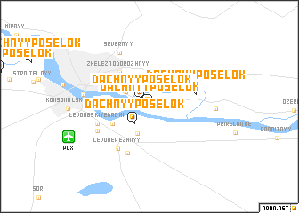 map of Dachnyy Poselok