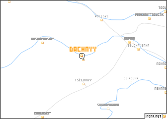 map of Dachnyy