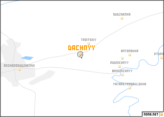 map of Dachnyy