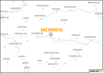 map of Dachongyu