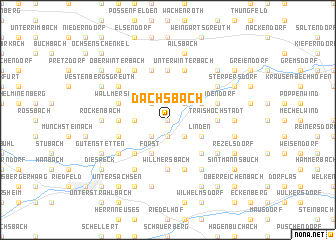 map of Dachsbach