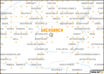 map of Dachsbach