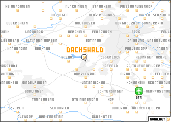 map of Dachswald