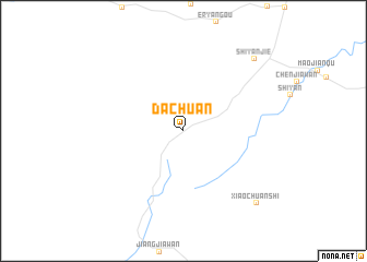 map of Dachuan