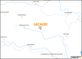 map of Dachuan
