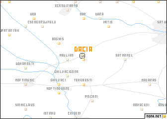 map of Dacia