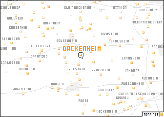 map of Dackenheim