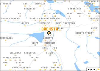 map of Däcksta