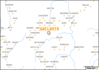 map of Daclanto