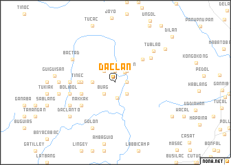 map of Daclan