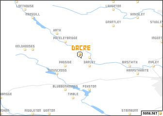 map of Dacre