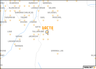 map of Dacte