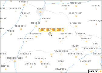 map of Dacuizhuang